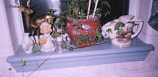 Photo of a window sill.