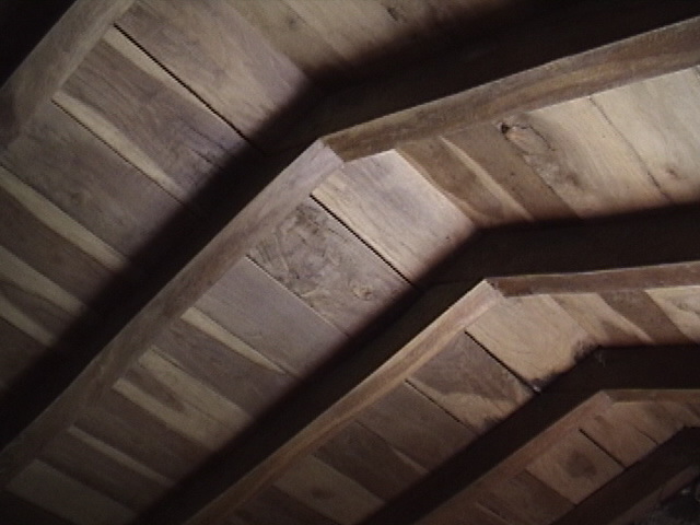 Photo of ceiling in castle in Portugal.
